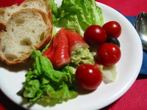 cornets de saumon à l’avocat
